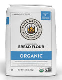 King Arthur Unbleached Organic Bread Flour - High Protein 12.7% for Lofty Yeasted Breads, Non-GMO, Kosher Certified - Premium Baking Flour for Artisan Loaves, Pizza Dough, and Sourdough (5 lbs)