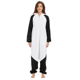 MAJ&COS Onesie Panda Animal Costume Adult Pajamas Cosplay Halloween Unisex Onesies Women Men