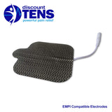 Discount TENS, EMPI Compatible TENS Electrodes, 8 Premium Replacement Pads for EMPI TENS Units. (2 inch x 2 inch)