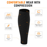 3 Pairs Calf Compression Sleeves(15-20mmHg) for Women Men, Leg Compression Sleeve Calf Brace for Support Running Shin Splints