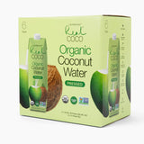 Real Coco Organic Pressed Coconut Water (6-Pack 1L), USDA Organic, No Sugar Added, Essential Electrolytes, Plant Based, NON GMO, Dairy & Soy Free