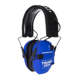 Walker's Game Ear Razor Lightweight Shooting Hunting Range Hearing Protection Muffs- Take America Back Series (Trump 2024) Bundle with Protection Case (2 Items)