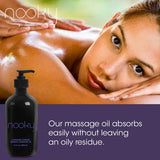 Nooky Lavender Massage Oil. with Essential and Jojoba Oils for Therapeutic Massaging 16 Ounce.