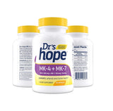 Dr’s Hope Vitamin K2-90 Capsules with 500 mcg MK4 + 100 mcg MK7 | Bone and General Health Support | High-Potency K-2 Vitamins Supplement - 1 Capsule Daily