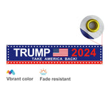 YINENA Trump 2024 Flag Take America Back Banner Donald Trump 2024 Sign Banner for Yard Garden Outdoor Decor 98" x 18"