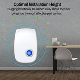 2024 Upgraded Ultrasonic Pest Control Repeller 6 Packs Electronic Pest Repellent Plug in Indoor Sonic Repellent Plug Pest Control for Rodents Cockroach Bug Roach Insects Mice Spiders Mosquitoes