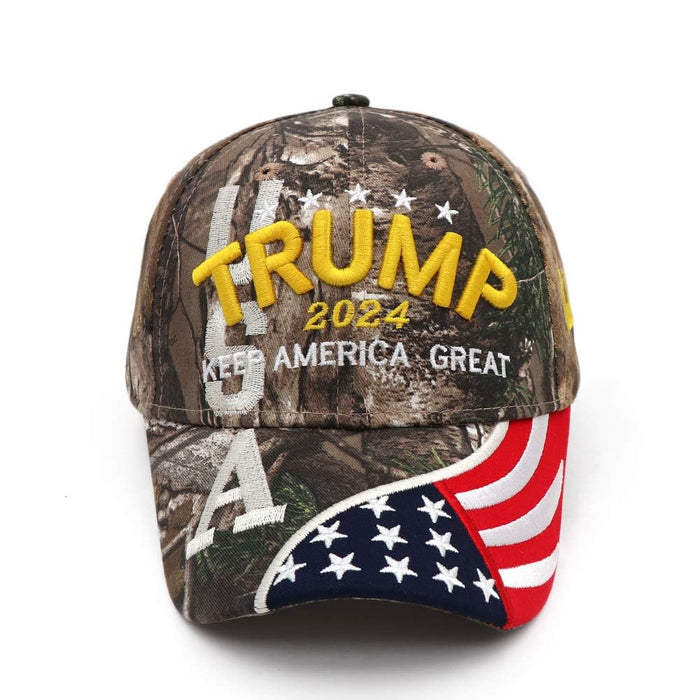 QZTPOWERER Trump 2024 Hat,Keep America Great,Take America Back Hat with America Flag,MAGA,Save America Again Camo,Baseball Cap for Men Women