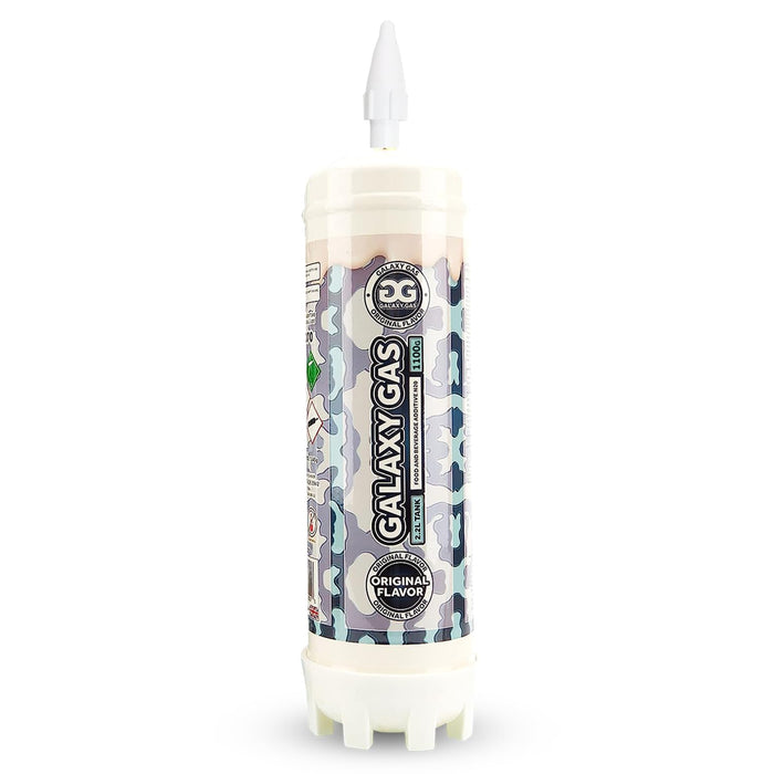 Galaxy Gas Original Flavor Whipped Cream Dispenser Cartridge Tank, Nitrous Oxide 2.2L 1100 Gram, Whipped Cream Tank, N2O Charger Tank, 1 Cylinder