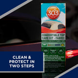 303 Products Convertible Fabric Top Cleaning and Care Kit - Cleans And Protects Fabric Tops - Includes Tonneau Cover And Convertible Top Cleaner 16 fl. oz. + Fabric Guard, (30520)