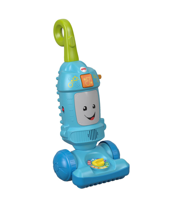 Fisher-Price Toddler Toy Laugh & Learn Light-Up Learning Vacuum Musical Push Along for Pretend Play Infants Ages 1+ Years