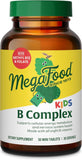 MegaFood Kids B Complex - B Complex Vitamin Supplement - 8 B Vitamins with Vitamin B6, Vitamin B12, Folate, Biotin & More - Supports Cellular Energy Production - Vegetarian, Gluten Free - 30 Mini Tabs