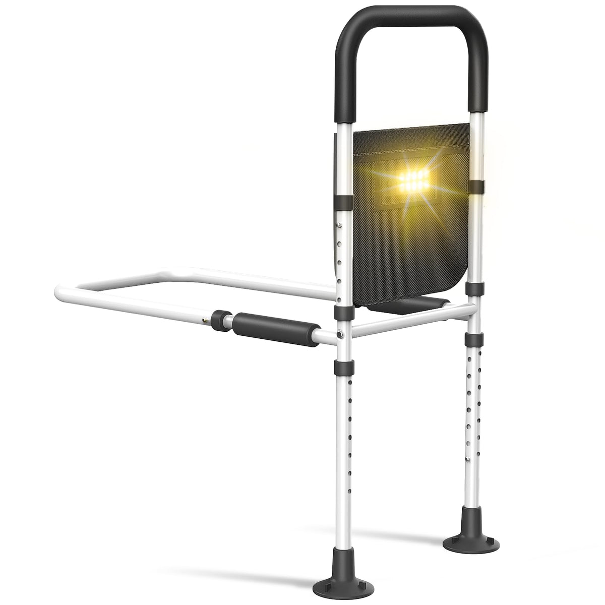 Bed Rails for Elderly Adults Safety: Adjustable Heights Assist Side Be