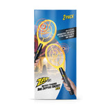 Mini Zap It Bug Zapper Battery Powered (2xAA Included) Bug Zapper Racket, 3,500 Volt, 2 Pack