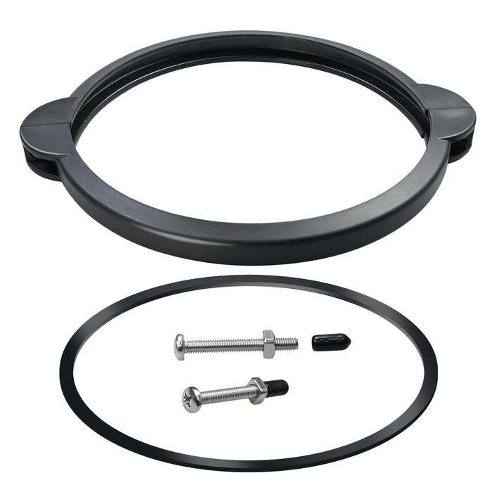 11722 Sand Filter Clamp with Screw+O-Ring Compatible with Intex 10"(DN) Sand Filter Tank, Flange Clamp Compatible with Krystal Clear SF90110-1 SF90110-2 SX1500 Sand Filter Pump for Above Ground Pool