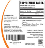 BULKSUPPLEMENTS.COM Inotisol Capsules - Vitamin B8 Supplement - Inositol 1000mg - Vegan, 2 Capsules per Serving (120 Veg Capsules)