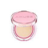 Amuse SEOUL DEW POWER VEGAN CUSHION 1.5 NATURAL PURE | clear beige | Dewy, glow, long-lasting, double coverage, cleanbeauty, lightweight, natural look, foundation for sensitive skin, hydrating cushion