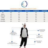 COSUSKET Fitted Unisex Adult Bear Onesie Pajamas, Halloween Sherpa Women's Cosplay Animal One Piece Costume White/Black