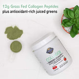 Garden of Life Grass Fed Collagen Greens Beauty Powder - Apple, 14 Servings, Collagen Powder for Women Skin Hair Nails Joints, Collagen Peptides Powder, Collagen Protein + Greens, Collagen Supplement