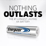 Energizer AA Lithium Batteries, World's Longest Lasting Double A Battery, Ultimate Lithium (24 Battery Count)