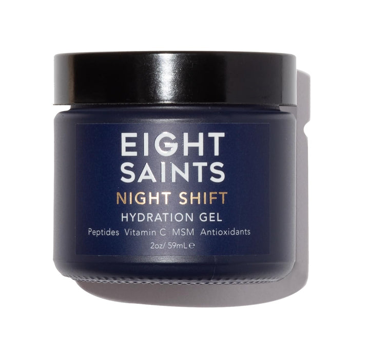 Eight Saints Night Shift Anti-Aging Gel Face Moisturizer, Natural and Organic