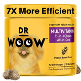 Dr Woow Multivitamins for Dogs - Everyday Vitamins for Dogs | Gut Immune Health, Joint Heart Eye Support | Dog Supplements Glucosamine Chondroitin, Digestion Probiotics, Omega 3 Fish Oil | 90 Ct