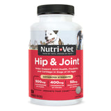 Nutri-Vet Advanced Strength Hip & Joint Chewable Dog Supplements | Formulated with Glucosamine & Chondroitin to Support Dog Cartilage & Mobility | 150 Tablets,RED