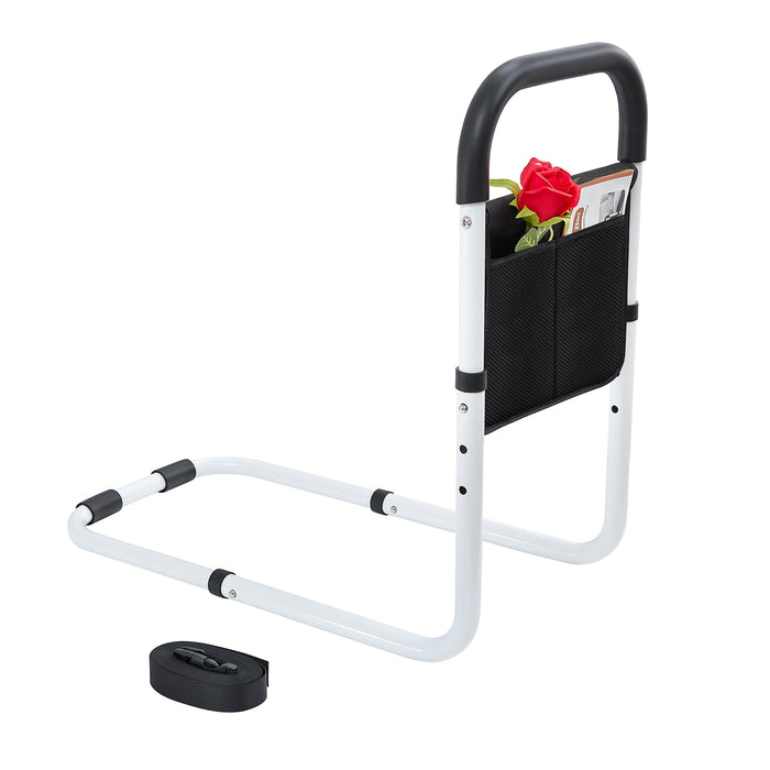 YJGH Bed Rails for Elderly Adults Safety, Bed Assist Rails for Seniors, Adjustable (19.3"-23") with 0.47 in Thick Steel Tube, Fits King, Queen, Full, Twin Bed