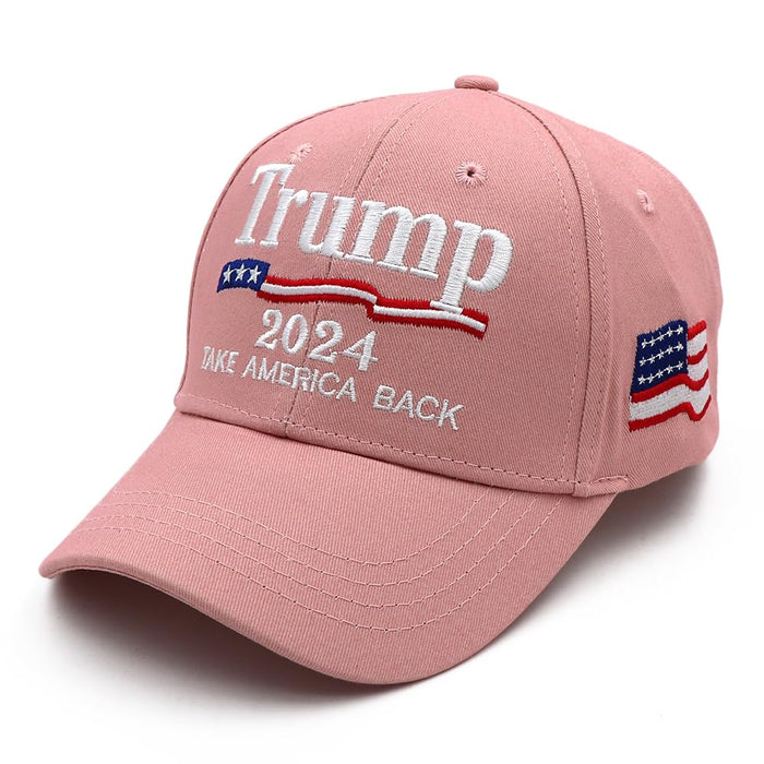 Trump Merchandise Trump Hat MAGA Hat Donald Trump 2024 Hat Take America Back USA Embroidery Adjustable Baseball Cap