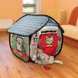 KONG PlaySpaces Bungalow Cat Hideaway Toy