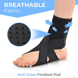 Eclypse Therapy AFO Foot Drop Brace: Comfortable Day & Night Support, Usable with Shoes or Barefoot - Soft AFO for Men & Women, helps Plantar Fasciitis, Stroke Recovery, TBI, ALS, MS (Right)