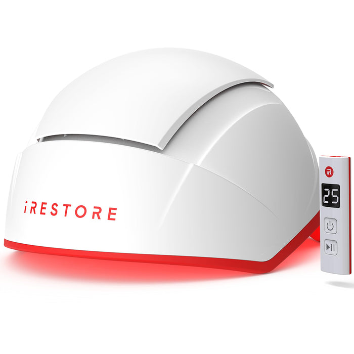 iRestore Professional Laser Red Light Therapy for Hair Growth System - FDA Cleared Hair Loss, Hair Thinning & Alopecia Treatment for Men & Women - 282 Lasers & LEDs