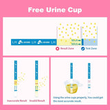 Ovulation Test Strips, Fertility Test Ovulation Predictor Kit with Free Urine Cup for Women Natural Cycles, 50 LH Strips (50)