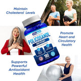 We Like Vitamins Policosanol 25mg - 180 Capsules - Policosanol Supplement Made from Natural Sugar Cane - Non-GMO and Gluten-Free