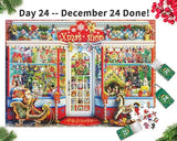 Ciesa Advent Calendar 2024 Christmas Jigsaw Puzzle - Christmas Emporium, 24 Parts - 1008 Pieces Puzzles Countdown to Christmas, Christmas Gifts for Adults and Kids, Home Decoration 27.5in x 19.7in