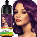 Herbishh Hair Color Shampoo for Gray Hair – Magic Hair Dye Shampoo – Colors Hair in Minutes–Long Lasting–500 Ml–3-In-1 Hair Color–Ammonia-Free | Herbishh (Purple)