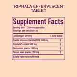 Panchamrit Triphala Effervescent | Relieves Constipation, Colon Cleanse, Improves Digestive Health & Manage Weight | with Ayurvedic Herbs, Triphala &Saunf Along with Prebiotics|20 Tablets (Pack of 2)