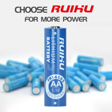 RUIHU AA Batteries 48 Pack Lithium Iron Double A Batteries 1.5V 3000mAh Longer Lasting AA Lithium Batteries for Blink Camera, Blink Battery Replacement Non-Rechargeable(Lithium AA-48 Count)