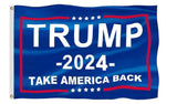 Trump 2024 Flag 6X10 FT, Take America Back Outdoor Polyester Flags, Double Stitched President Trump 2024 Flags with Brass Grommets and Stronger Header. (6X10)