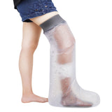 Waterproof Leg Cast Covers for Shower Adult, Full Leg Cast Protector Cast Covers for Shower Leg, Watertight Shower Cast Bag for Long Leg Knee Foot Ankle Surgery Wounds, Reusable