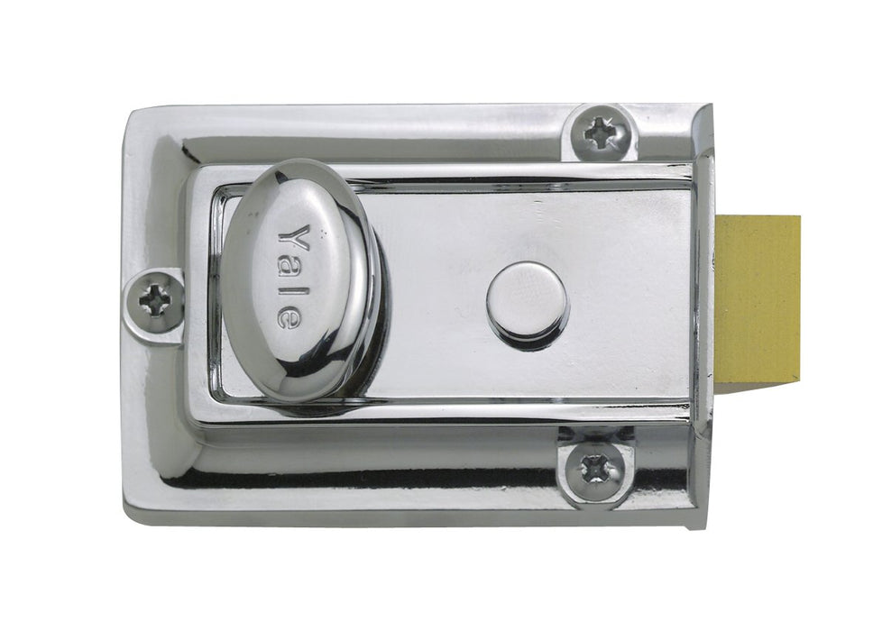 Yale B-77-CH-CH-60 - Traditional Nightlatch - 60mm - Chrome Finish - Standard Security