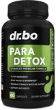 DR. BO para Cleanse Human Detox Guard - Intestinal Pills Support for Humans - Pro Gut Health Intestine Supplement Stomach for Adults - Herbal Wormwood Black Walnut Complex & Cloves - 60 Capsules