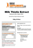 BULKSUPPLEMENTS.COM Milk Thistle Extract Powder - Herbal Extract for Liver Health, Milk Thistle Supplement - 250mg of Silymarin Milk Thistle per Serving, Gluten Free (100 Grams - 3.5 oz)