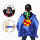 Fera Superhero Capes with Mask and Wristbands for Kids Toys for 3-10 Year Boys,Christmas Halloween Gifts for Boys Girls