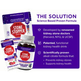 Moonstone Kidney Stone Stopper Drink Mix Tropical Flavor, Outperforms Chanca Piedra & Kidney Support Supplements, Developed by Urologists to Prevent Kidney Stones and Improve Hydration, 15 Day Supply