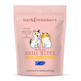 Bark & Whiskers Antarctic Krill Bites, 6.34 Oz. (180 g), EPA & DHA, Supports Brain & Joint Health, Veterinarian Formulated, Non-GMO, Dr. Mercola