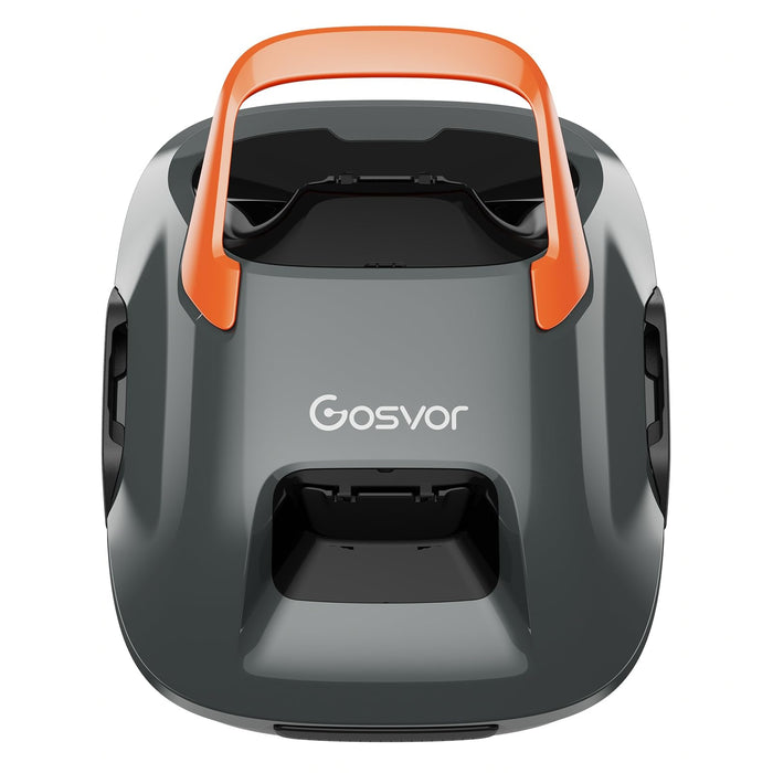 Gosvor Pivot Cordless Robotic Cleaner,Wall Climbing,Extended Battery Life,Self-Parking,Automatic Pool Vacuum for Inground Pools up to 1,100 Sq.ft,Gray