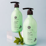 Luseta Tea Tree Mint Shampoo and Conditioner Set Cleansing and Soothing for All Hair Types Moisturize Hair Scalp Reduce dandruff Eliminates tangles Sulfate Free