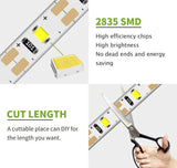 AUSUKY USB PIR Motion Sensor Led Light Strip Cabinet Kitchen Closet Lamp Bulbs DC 5V (Cool White,1M)