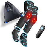 Sotion Leg Massager with Heat and Compression for Circulation & Recovery, Upgraded Foot Calf Thigh Sequential Massager Device with Handheld Controller, 4 Modes 4 Intensities, Help for Leg Pain Relief
